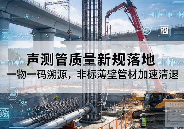平川声测管质量新规落地，一物一码溯源，非标薄壁管材加速清退